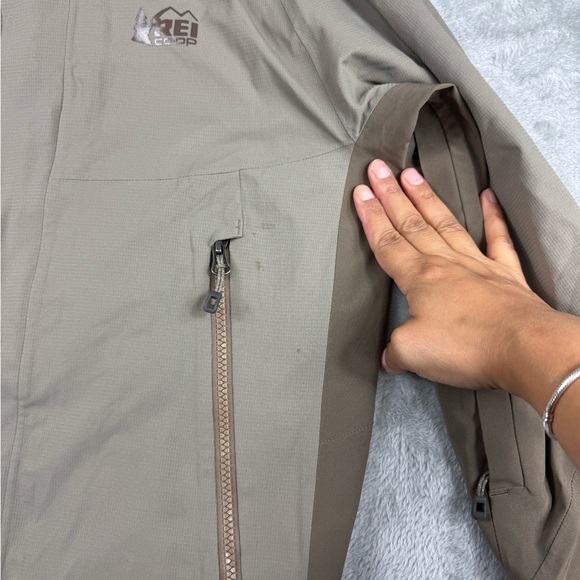 REI Co-op Jacket Mens S Peak 2.5L Water Resistant Hooded Outdoors Hiking - Picture 16 of 16